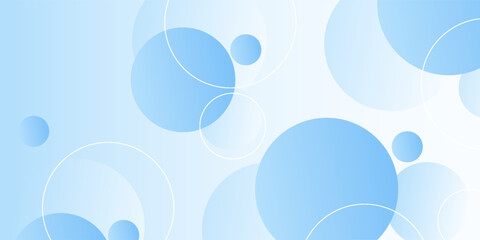Abstract geometric background gradient soft light blue bokeh for Graphic Business background hitech technology digital design illustration web template background backdrop desktop wallpaper bubbles