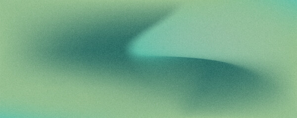 Green royal gradient seamless pattern with noise texture. Emerald blue silk bg with soft transitions and effect ombre. Vector  illustration.