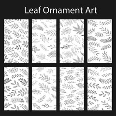 LeafOrnamentLineArt_WhiteBlack_03