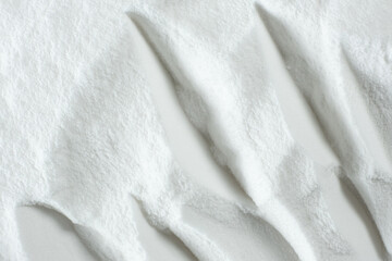 Food grade baking soda crystalline structure texture