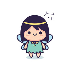 Charming Fairy Vector Illustration