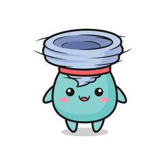 Cute Penguin with Tray on Head