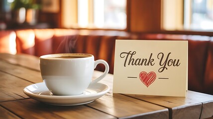 Celebrating thank you day with a heartfelt cup of gratitude