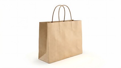 Simple brown paper bag