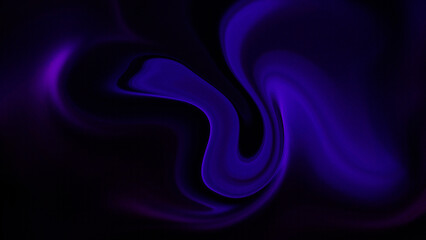 Mystical purple fluid wave background with dark elegant liquid movement and creative abstract glowing silk texture for luxury design
