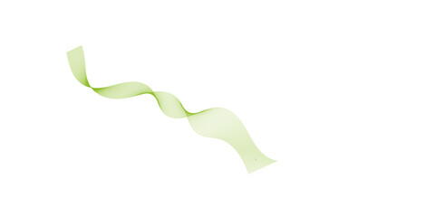 A 3d eco concept illustration of a green paint roller creating a nature symbol arrow on a white background with a bamboo leaf design and plant icons