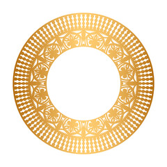 luxury ornamental golden mandala design