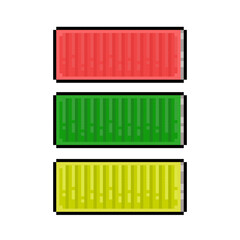 shipping container case pixel art