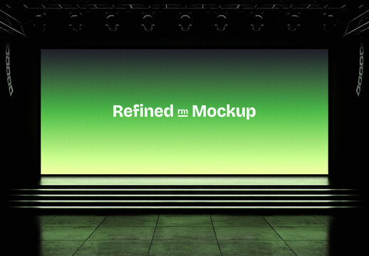 Stage Screen Mockup