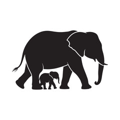 0065_3_elephant-walking-with-baby-silhouette-wi_53_E1pRIS6mQewPtttsfFQ_cLwHT8H5RSWpoRlc2ydXxg_traced © MdAbuzar