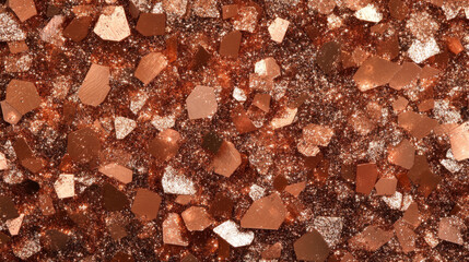 Brown terrazzo stone texture background, natural aggregate pattern
