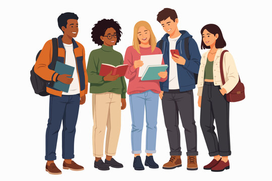 Crew continuing their education life with excitement and being happy with their social circle.