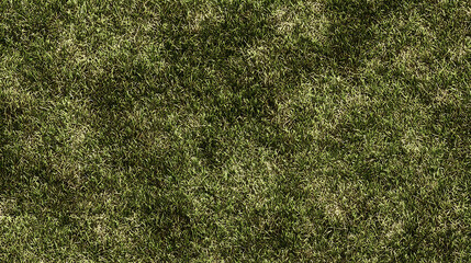 Textured surface of green grass with shadows background