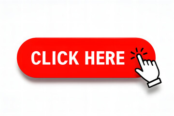 Click here button with mouse cursor pointing, a call to action for website or application interaction.
