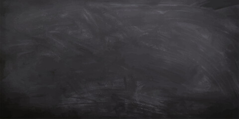 Black grunge chalkboard with textured surface and vintage design
