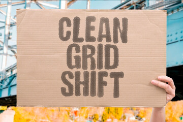"Clean Grid Shift" Energy upgrades focus on stable supply and lower waste. ENERGY. GRID. STORAGE. EFFICIENCY. SUPPLY.