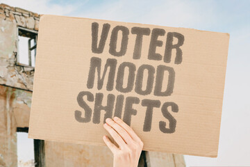 "Voter Mood Shifts" Public sentiment can swing quickly across cycles. VOTERS. SENTIMENT. ISSUES. TRUST. TURNOUT.