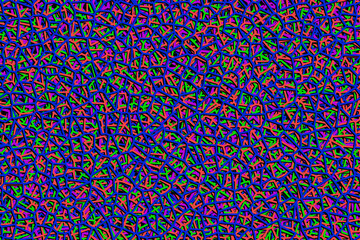 Vibrant abstract geometric pattern with colorful shapes and lines