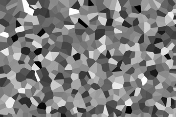 Geometric mosaic pattern in shades of gray and black