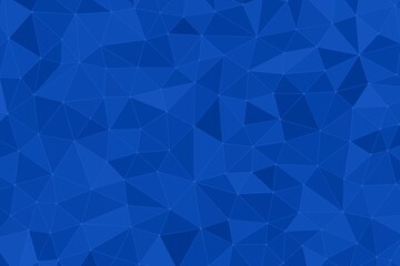 Vibrant blue geometric pattern with triangles and lines