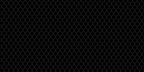 Fishing net seamless pattern. Soccer and football gates mesh. Fishnet texture. Basketball hoop and hockey net pattern. Sportswear texture. Chain link fence. Vector illustration on black modern vector © Faisol