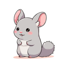 Cute Chinchilla Clipart 05