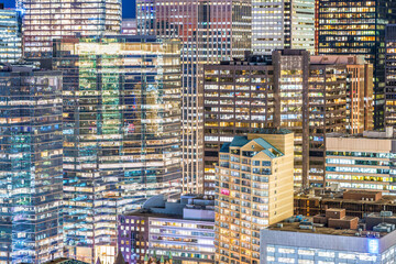 Obraz premium Toronto, Ontario, Canada at Night 3372