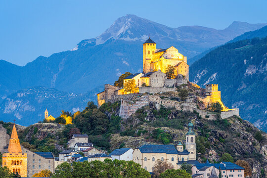 Sion, Switzerland in the Canton of Valais 3376