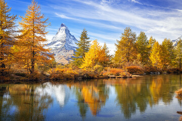 Lake Grindjisee in Autumn 3309