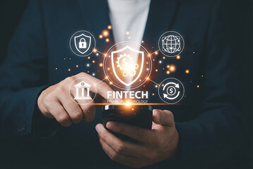 Secure fintech interaction on mobile device