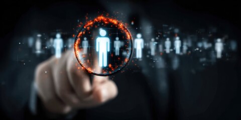 Virtual HR management system for candidate evaluation using AI analytics and digital hiring technology