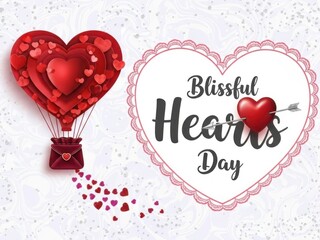 Celebrating blissful hearts day with love and joy