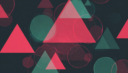 Randomized chalk circles with naive triangles overlapping