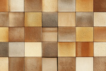 レンガのタイルが並んだ壁の表示