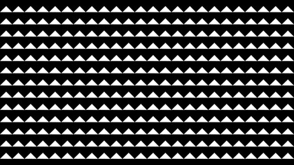 Set of seamless patterns, black and white pattern featuring a series of overlapping triangles in a geometric design.