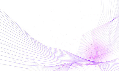 Abstract Futuristic Network Connection Background with Blue Geometric Triangles and Glowing Particles