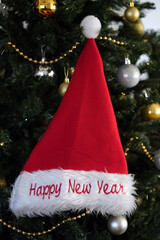 Happy New Year santa hat