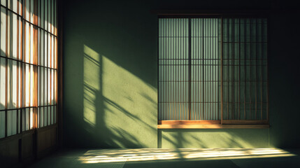 Fototapeta premium Stillness Through Shoji