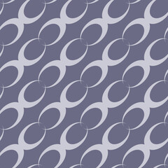 Abstract Ovals Pattern in Purple Background