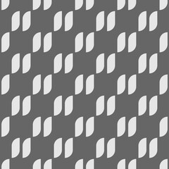 Abstract Curved Shapes Pattern on Gray Background