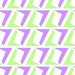 Green and Purple Chevron Pattern Repeat
