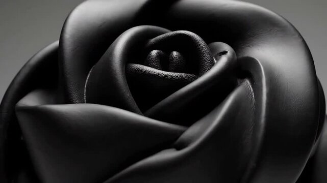 Monochromatic rose with soft, muted tones, creating a sense of elegance and mystery.