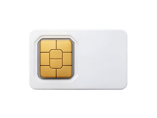 sim card isolated isolated on white background, PNG. AI Generated