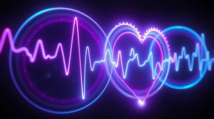 Cinematic Ultra Realistic HDR Visualization of Abstract Emotional Love Pulse