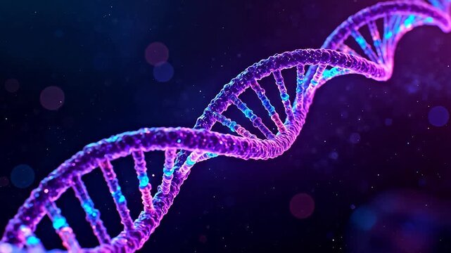 Double helix DNA strand