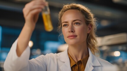 A climate scientist recording CO₂ concentrations from an ice core sample in a cold storage lab, ancient air bubbles glistening under microscopic lighting — environmental research, atmospheric
