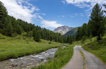 Hiking around Scuol, Swiss Alps