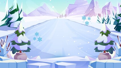 Blue and White Playful Winter Season Presentation - 1