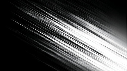 A striking black and white abstract background featuring dynamic diagonal lines and a gradient effect © MR JOKER