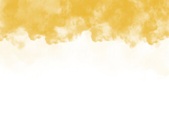 Obraz premium Yellow cloud fluffy, fog or mist smoke design on transparent background.